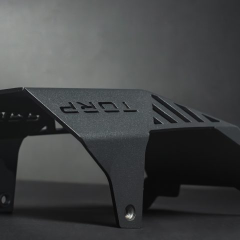 TORP aluminum skid plate installed on Sur-Ron Light Bee