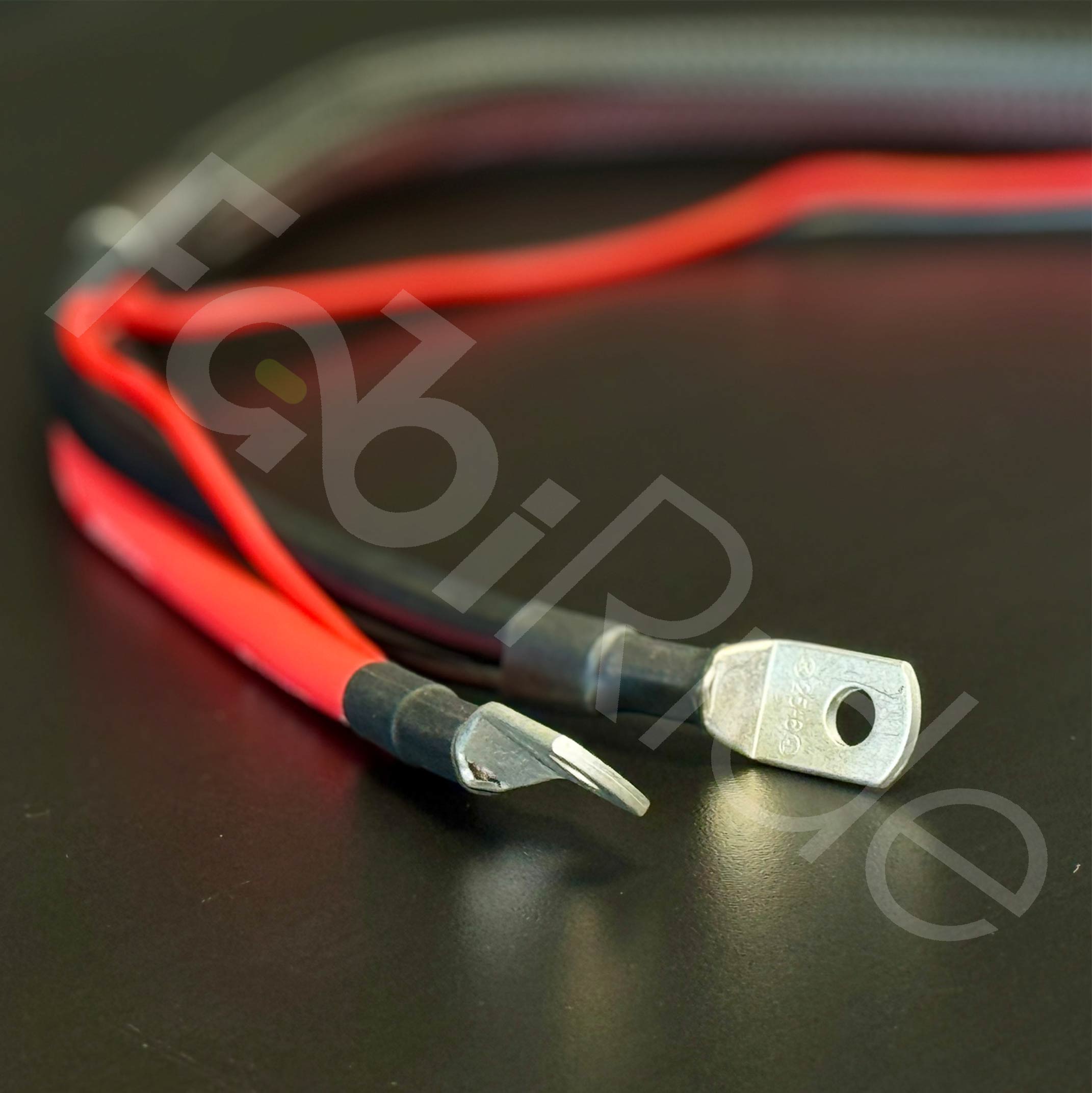 SurRon / Talaria QS8 harness, jungties korpuso vaizdas iš šono