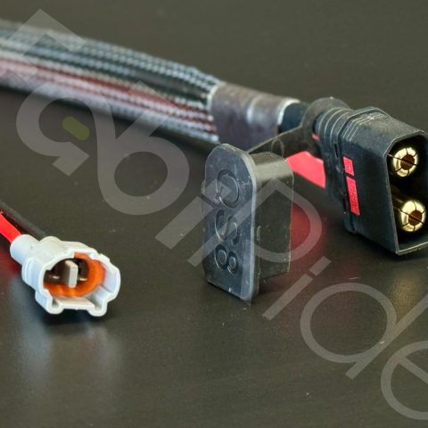 QS8 6 AWG power harness for Sur-Ron Light Bee battery to controller