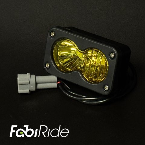 Baja style Yellow Headlight LED headlight kit with yellow PC lens