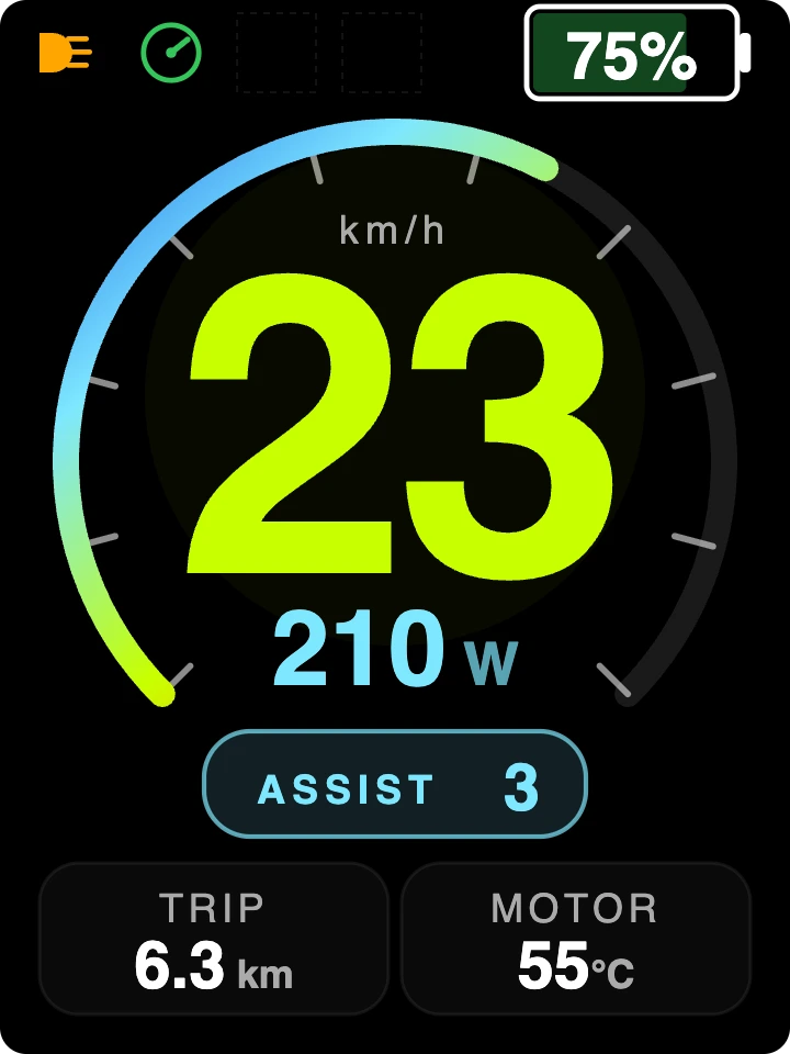 FabiRide Dash Pro dashboard style: Ring