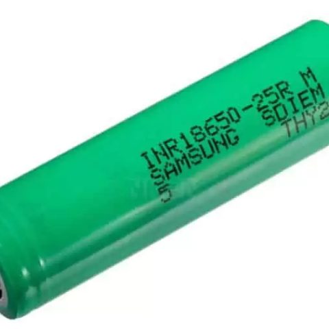 Samsung INR18650-25R 2500mAh 20A li-ion cell for battery pack building