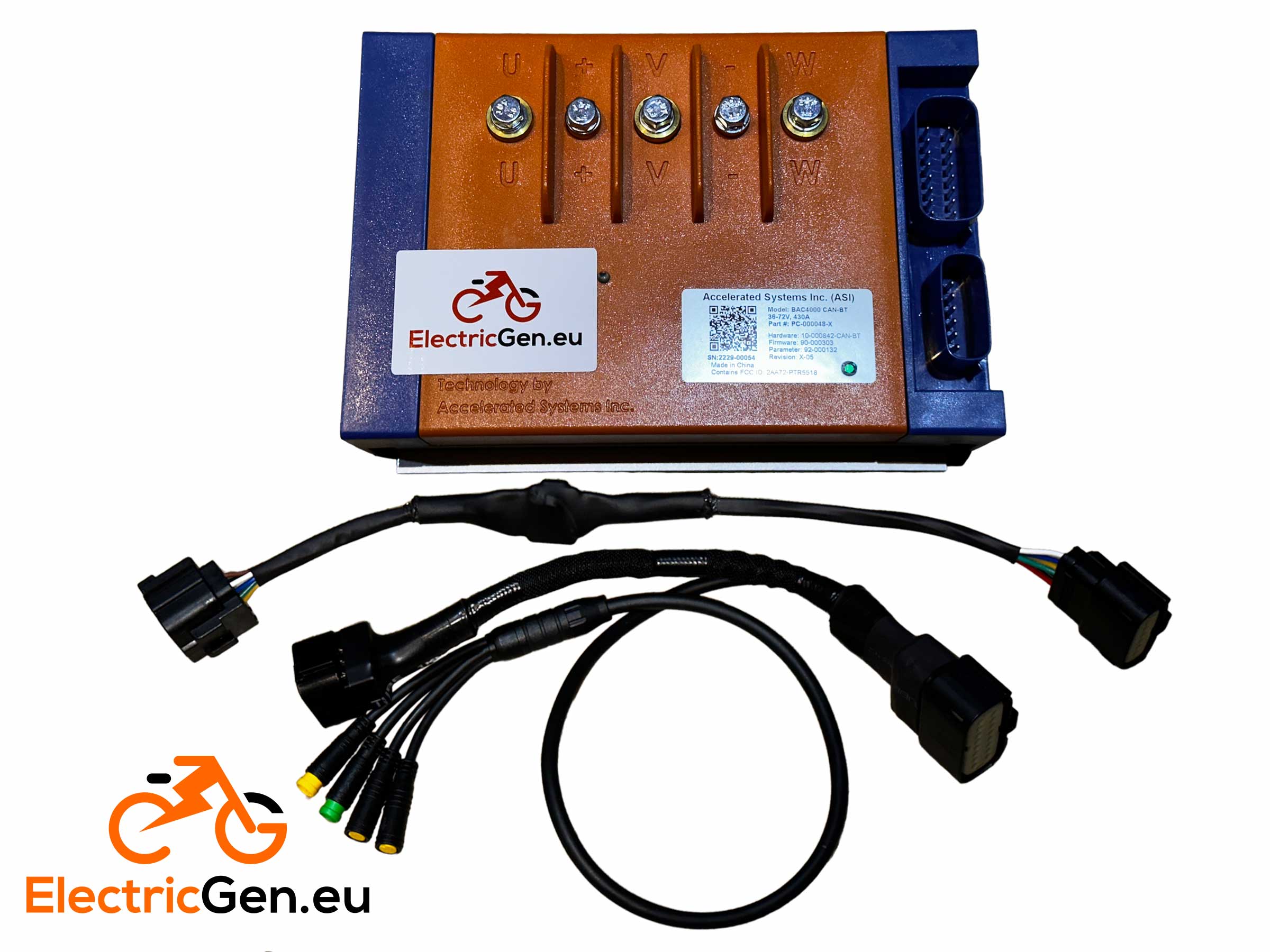 ASI BAC4000 sinusoidal FOC motor controller for Talaria Sting