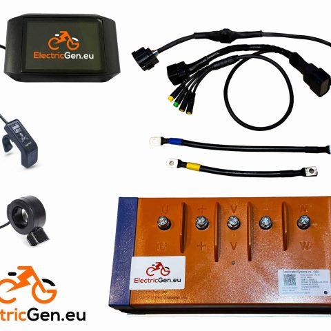 ASI BAC8000 controller upgrade kit for Talaria Sting with harness and display