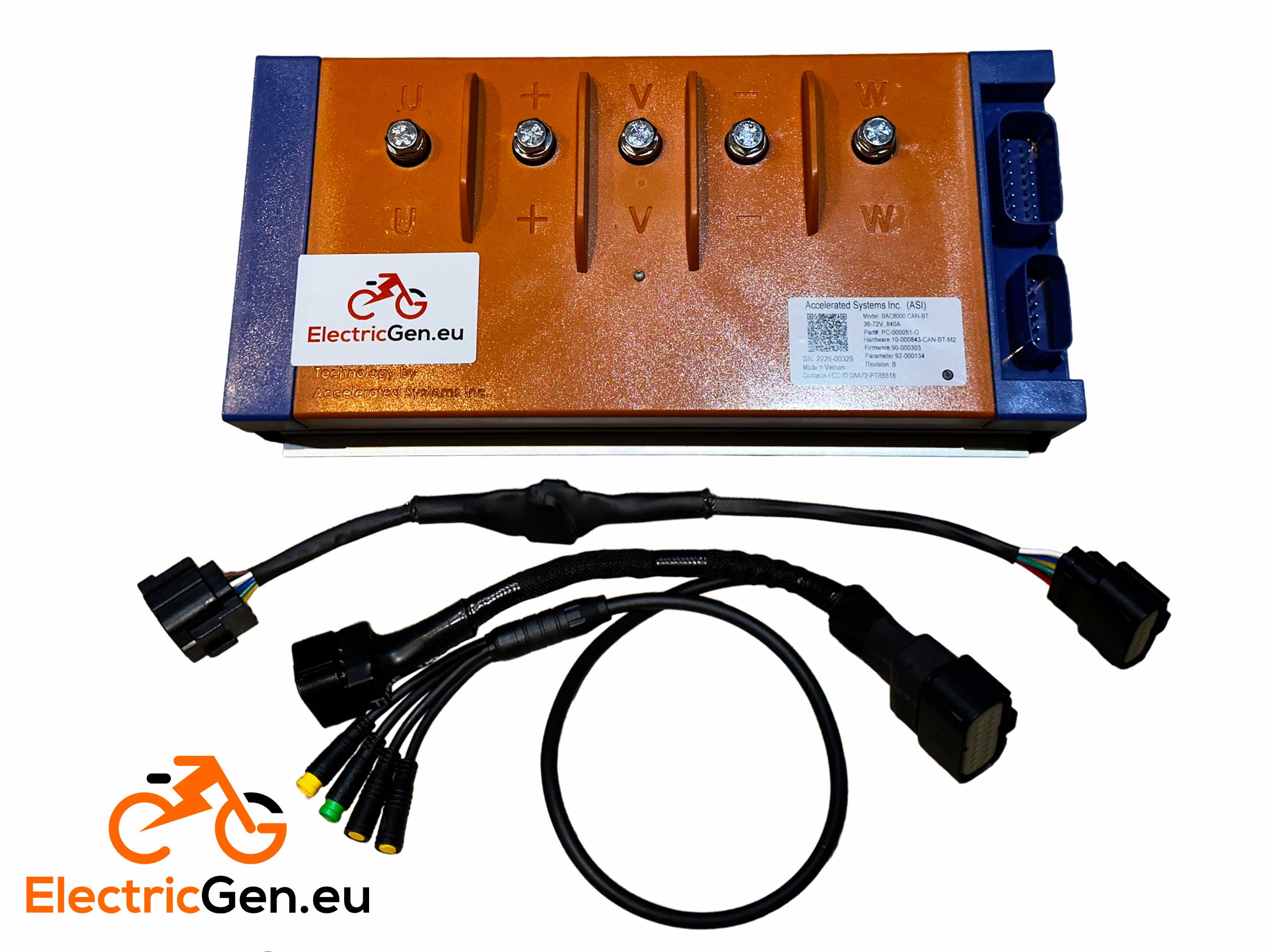 ASI BAC8000 sinusoidal FOC controller for Talaria Sting electric dirt bike