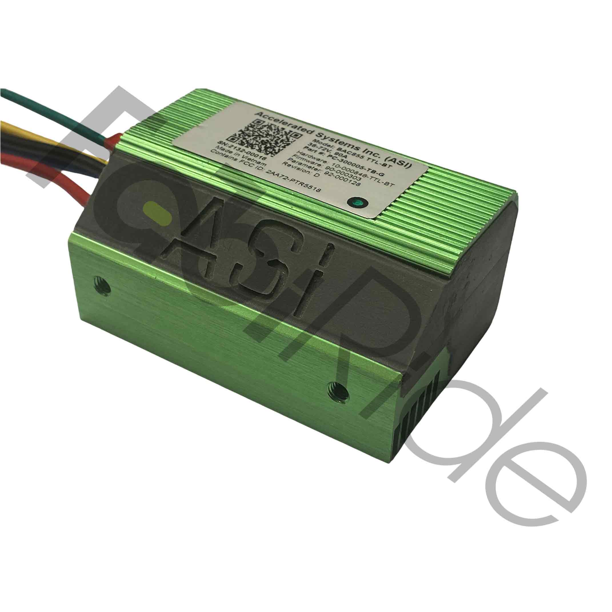Sterownik silnika ASI BAC855 36–72 V 70 A w kompaktowej obudowie IP65