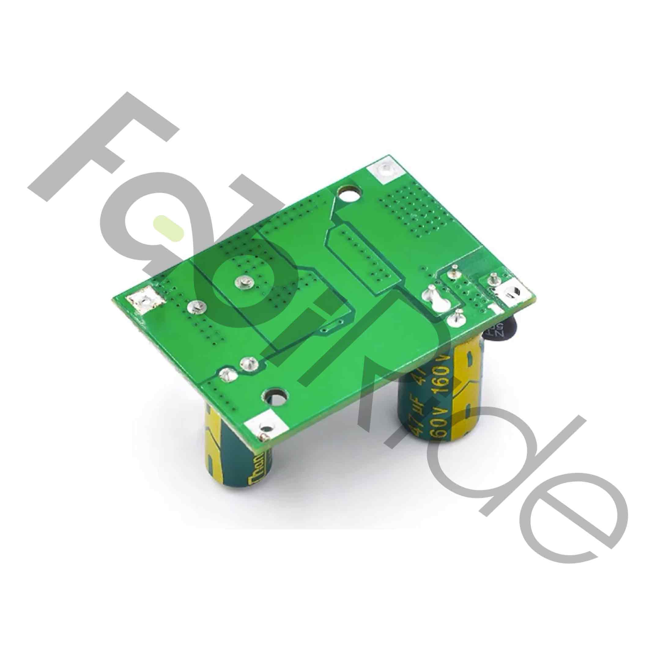 DC-DC converter mounted beside an electric scooter controller
