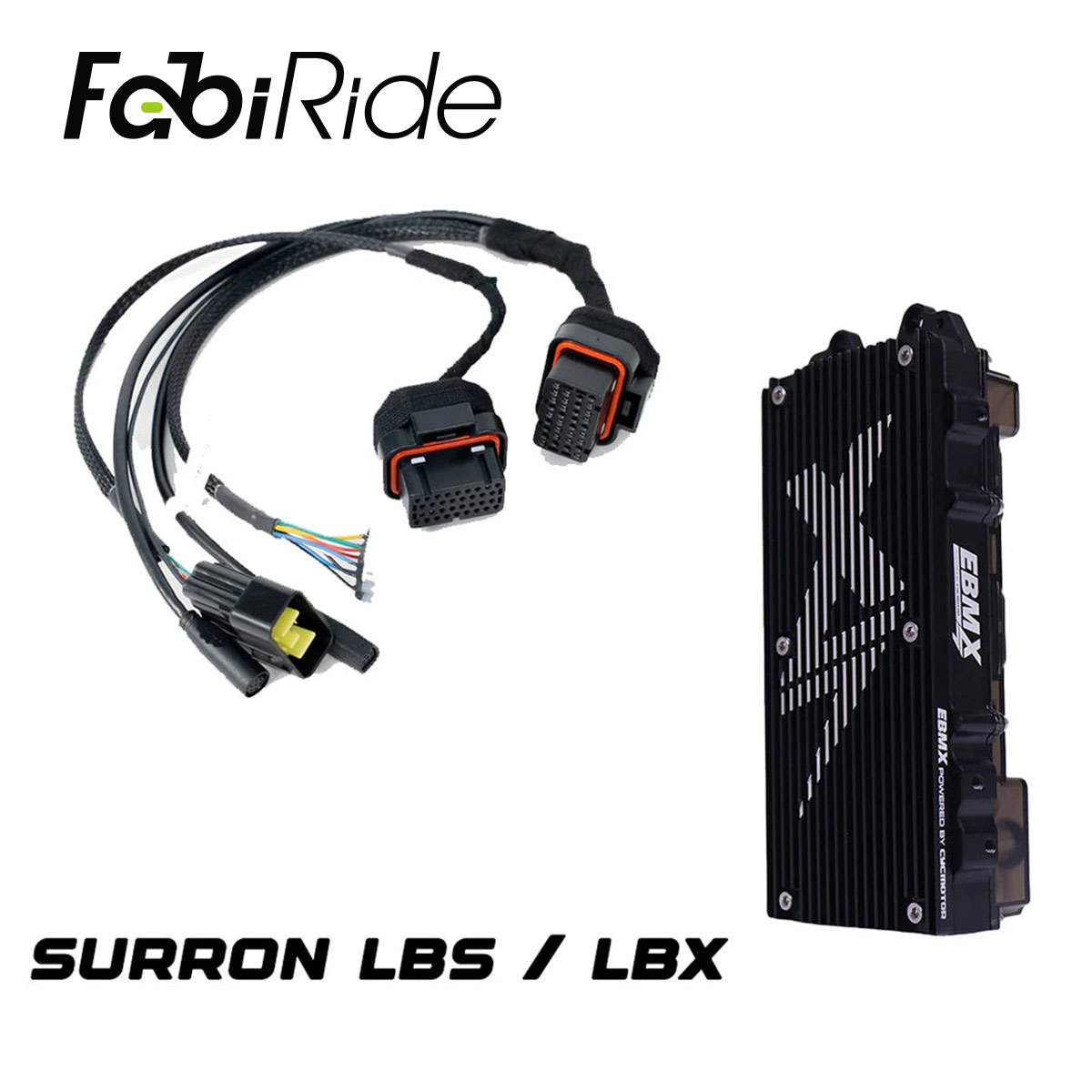 EBMX X-9000 V3 CNC-machined housing with black air-cooled heatsink and IP67 rating
