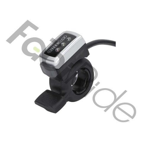 36V thumb throttle with battery voltage indicator and function button