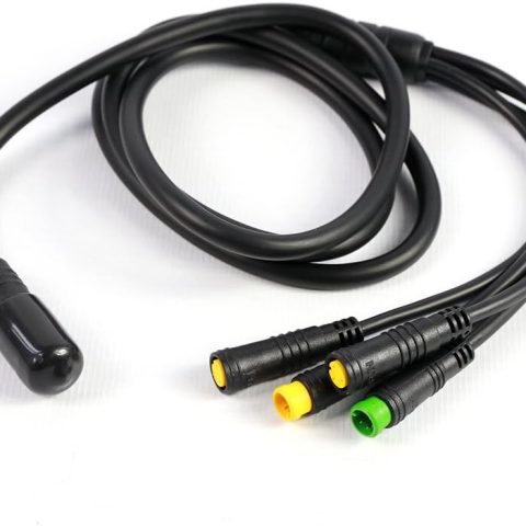 Higo 1T4 cable for Bafang, black 1-to-4 e-bike wiring splitter