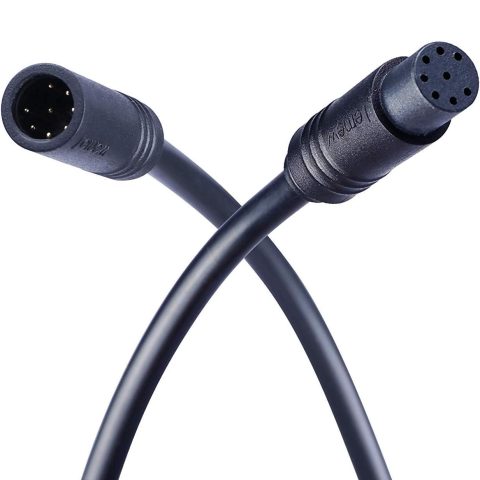 Higo 8-pin to 1T4 splitter extension cable for e-bikes with black flexible insulation