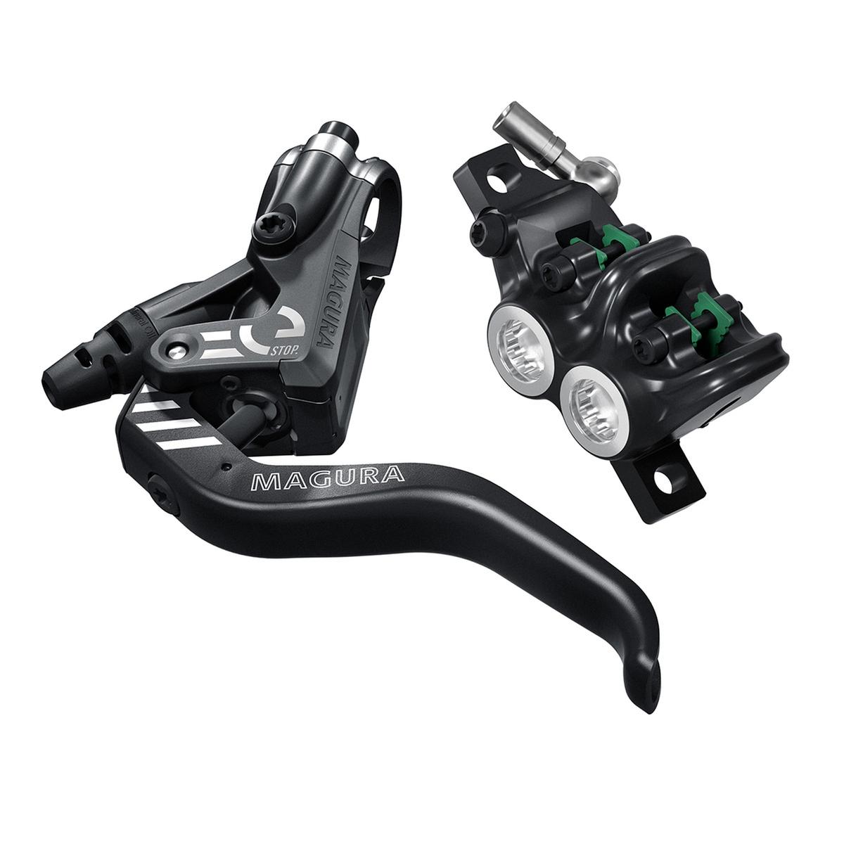 Magura MT5 eSTOP hydraulic brake set with 4-piston caliper and 2-finger lever