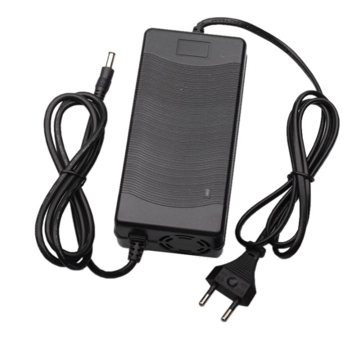 Compact 52V 3A e-scooter charger with mains power cable