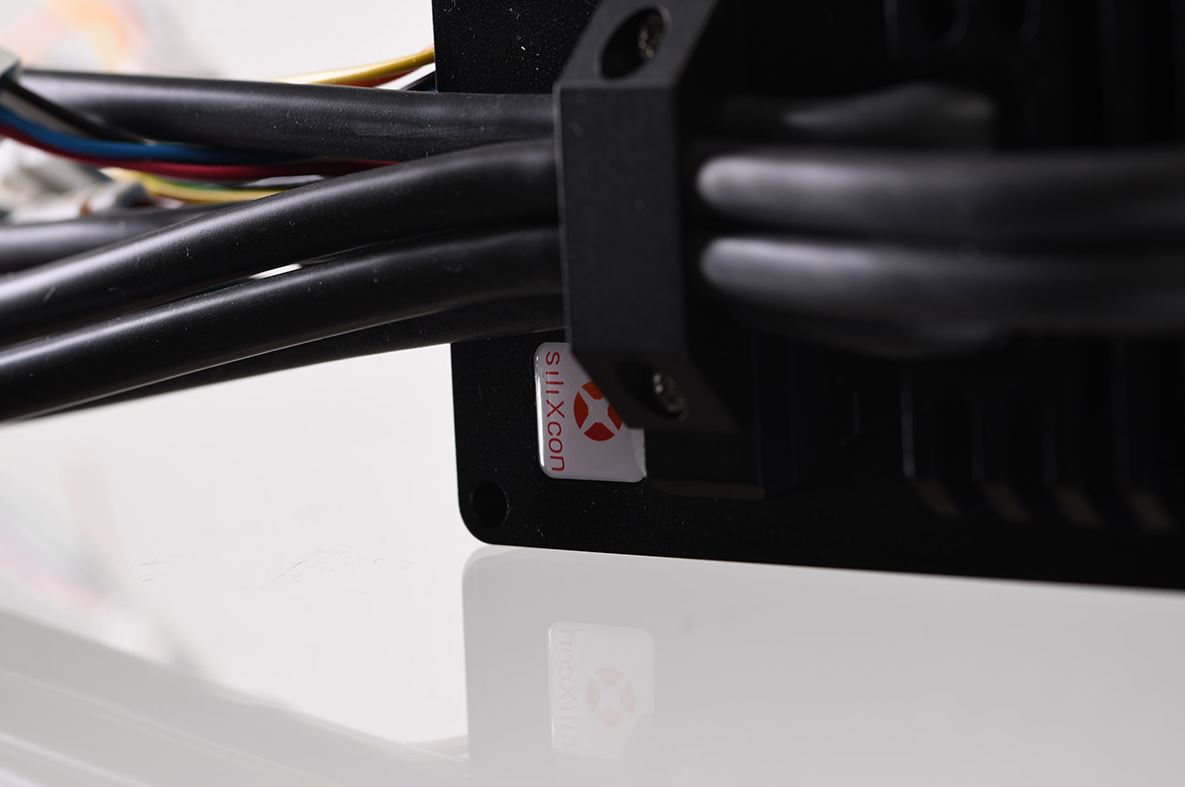 SiliXcon SC 1040 18 kW controller installed in an electric motorcycle drive