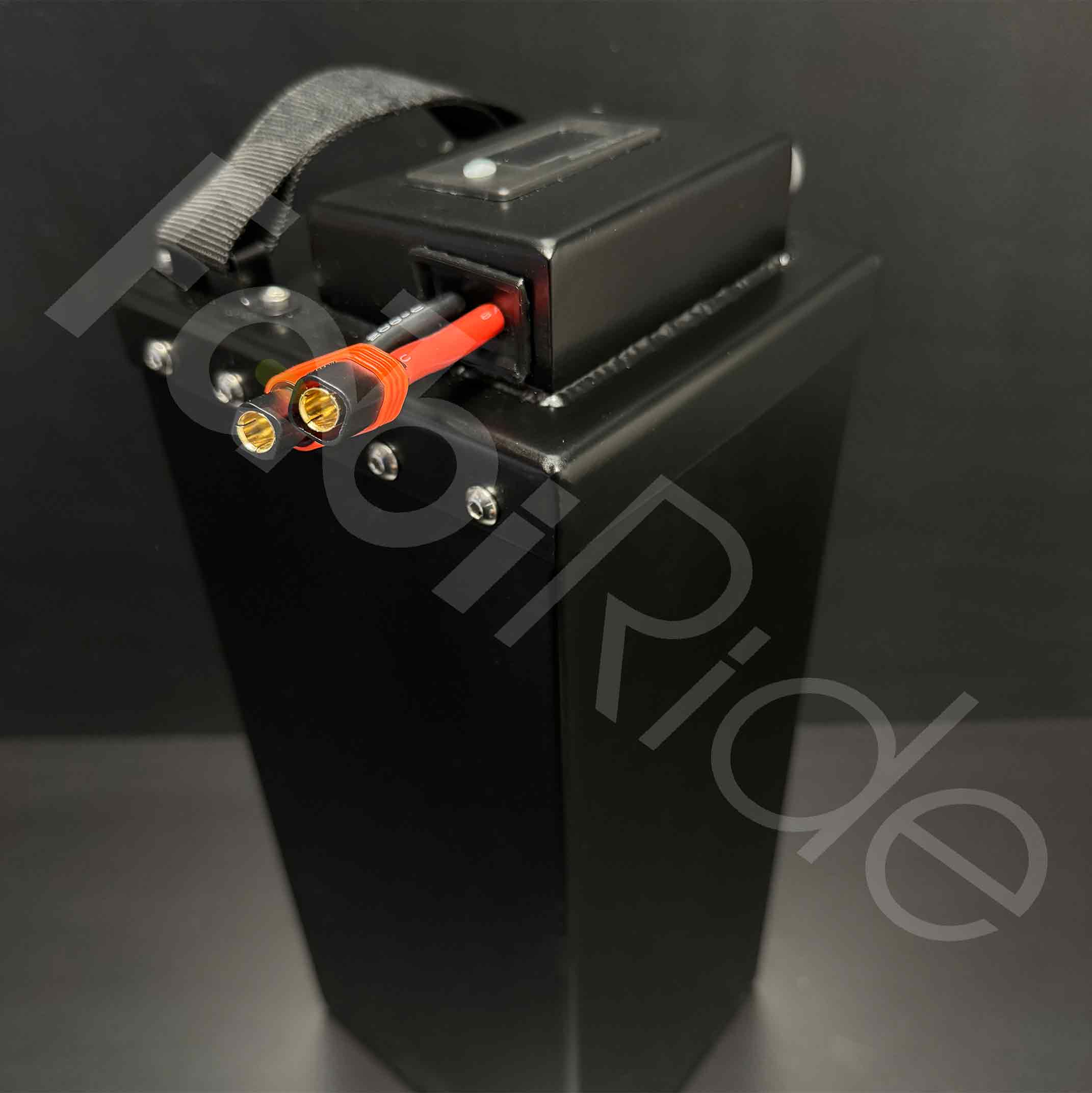 72V 45Ah battery installed on a Sur-Ron Light Bee frame