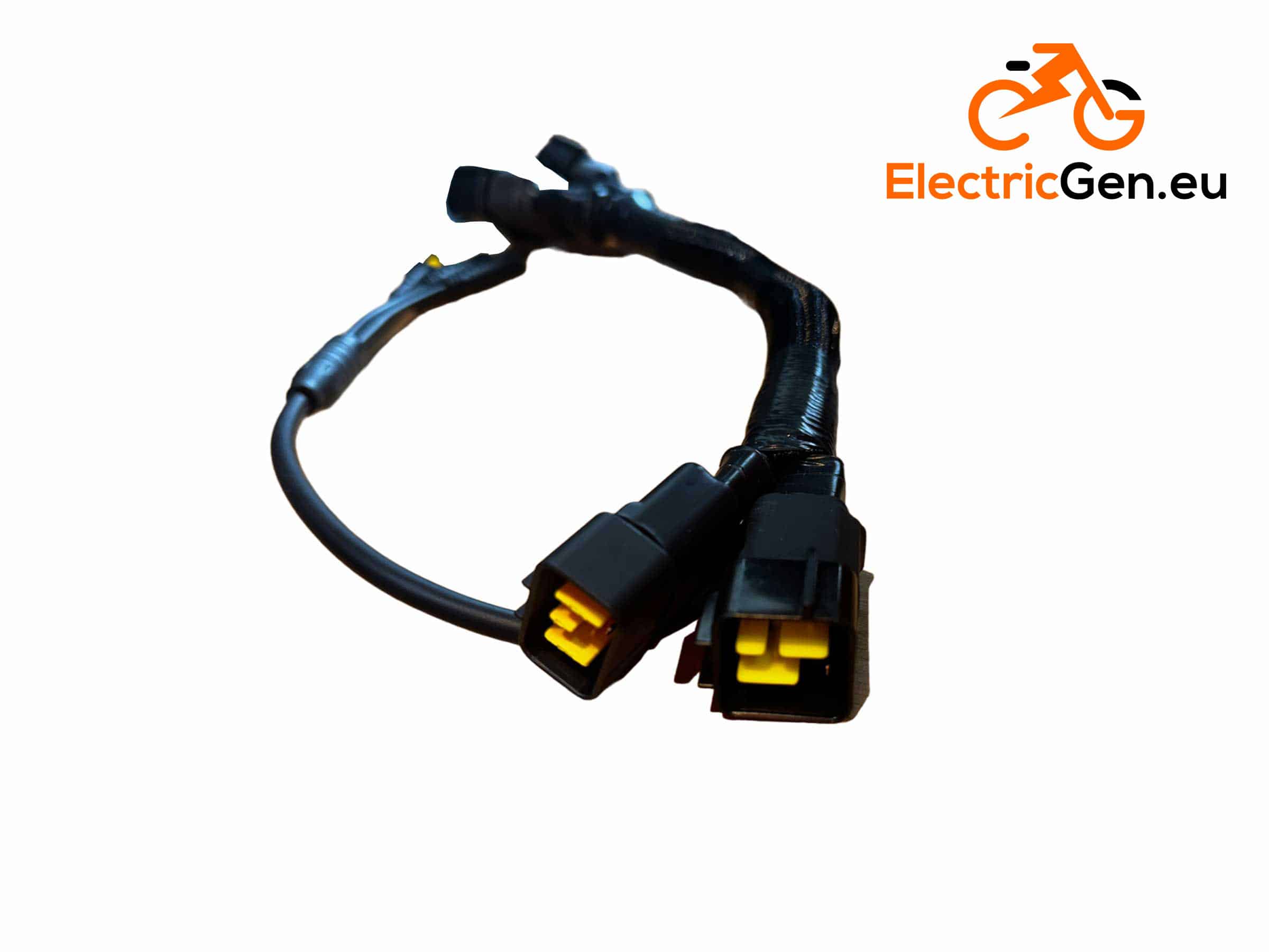 ASI BAC8000 harness with display leads for APT 750C and Eggrider V2 on a Sur-Ron Light Bee