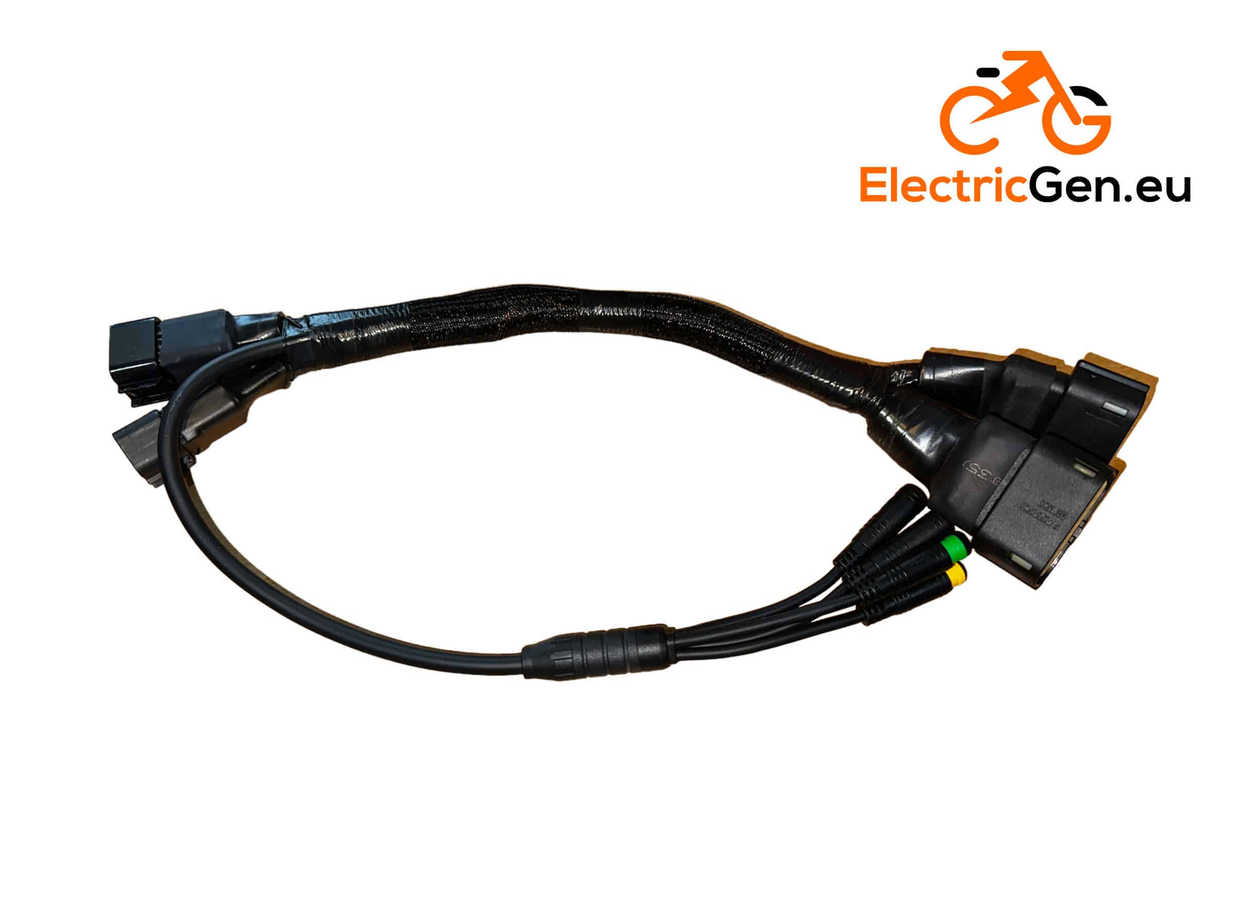 Plug and play harness connecting an ASI BAC4000 controller to Sur-Ron Light Bee factory wiring