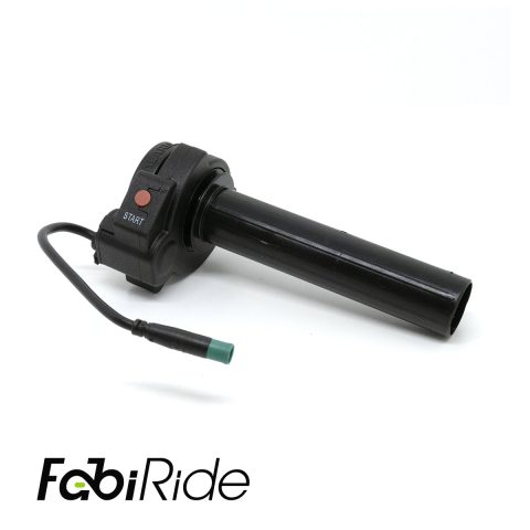 Talaria Sting throttle grip with round green OEM connector