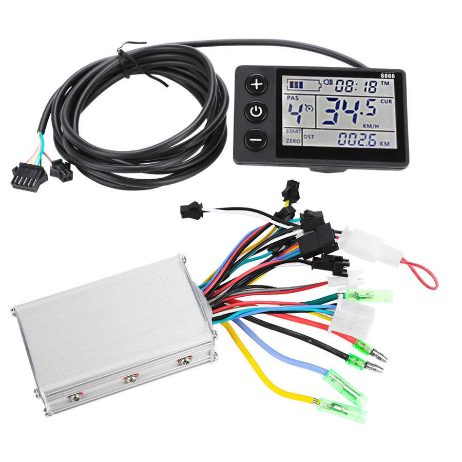 36V/48V 350W BLDC motor controller with integrated display