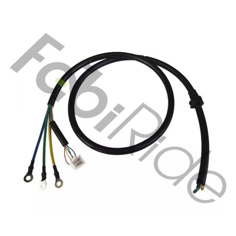 Motor cable for electric scooters with 3x2.5mm² phase cores and 5x0.2mm² hall signal bundle