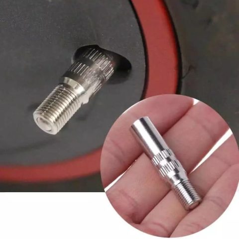 Xiaomi valve extender inflation adapter with built-in check valve