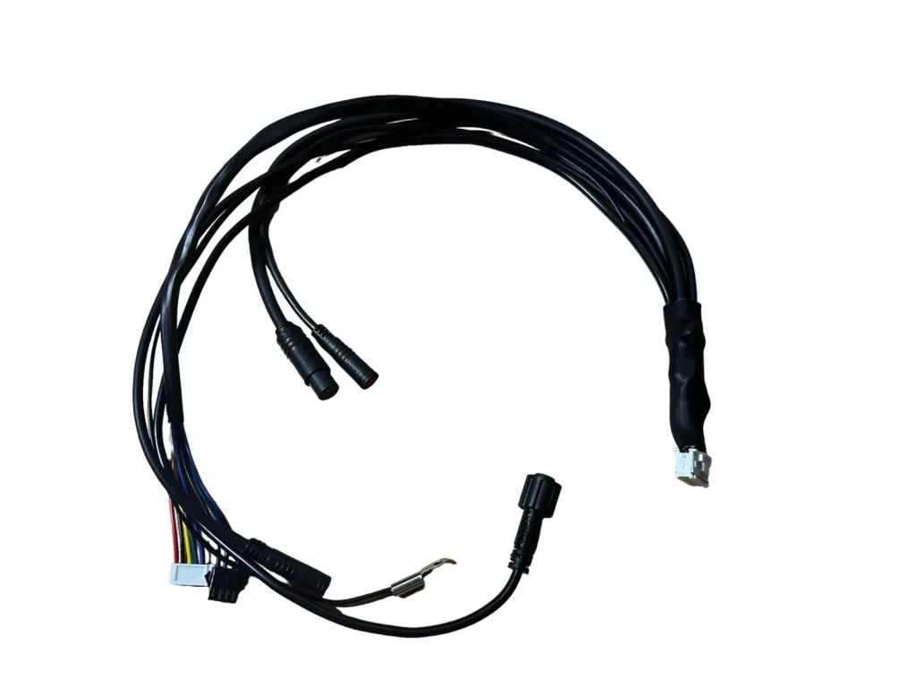 The 2025 harness of the ASI BAC855 BBSHD kit with plugs matched to the original Bafang connectors